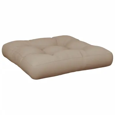 vidaXL Blazina za palete taupe 50x50x12 cm blago