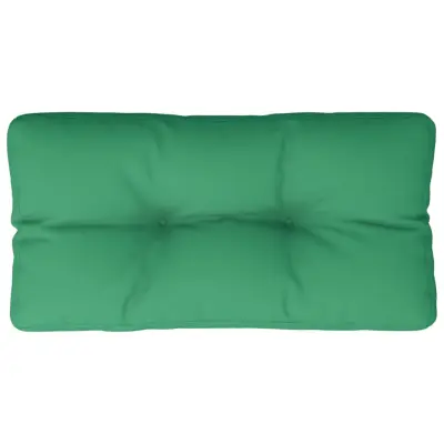 vidaXL Blazina za kavč iz palet zelena 70x40x12 cm
