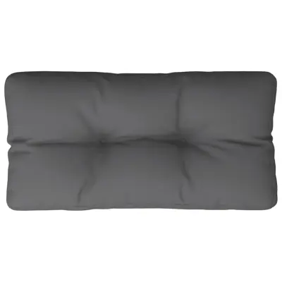 vidaXL Blazina za kavč iz palet antracitna 70x40x12 cm