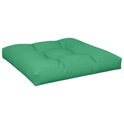 vidaXL Blazina za kavč iz palet zelena 70x70x12 cm