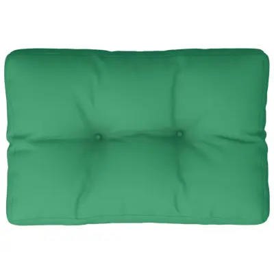 vidaXL Blazina za kavč iz palet zelena 50x40x12 cm