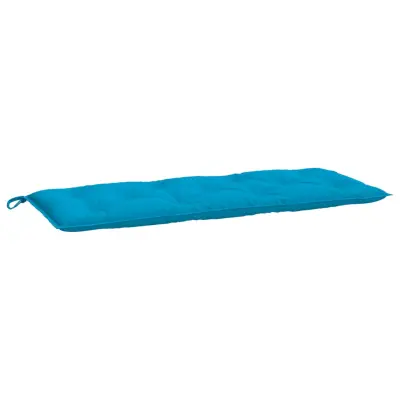 vidaXL Blazina za vrtno klop svetlo modra 120x50x7 cm oxford tkanina