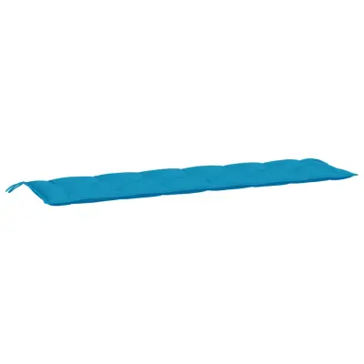 vidaXL Blazina za vrtno klop svetlo modra 200x50x7 cm oxford tkanina