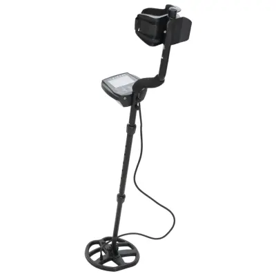 vidaXL Detektor kovin 20 cm globina iskanja LCD zaslon