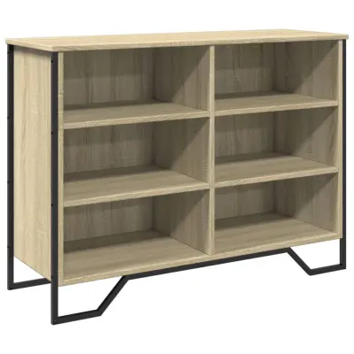 vidaXL Komoda sonoma hrast 101x35,5x74,5 cm inženirski les