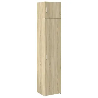 vidaXL Ozka omara za shranjevanje sonoma hrast 45x42,5x225 cm inž. les