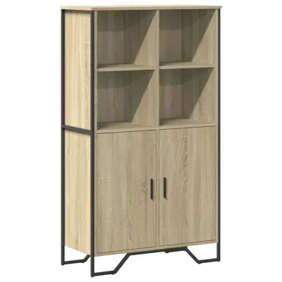 vidaXL Visoka omara sonoma hrast 79,5x35,5x137,5 cm inženirski les