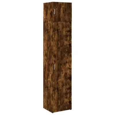 vidaXL Ozka omara za shranjevanje dim. hrast 45x42,5x225 cm inž. les