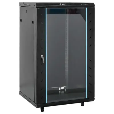 vidaXL Omrežna omarica 18U z nogami 19" IP20 60x60x100 cm
