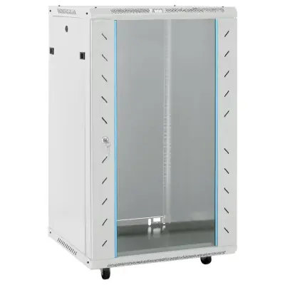 vidaXL Omrežna omarica 18U z nogami 19" IP20 60x60x100 cm