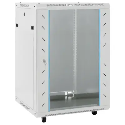 vidaXL Omrežna omarica 15U z nogami 19" IP20 53x40x80 cm