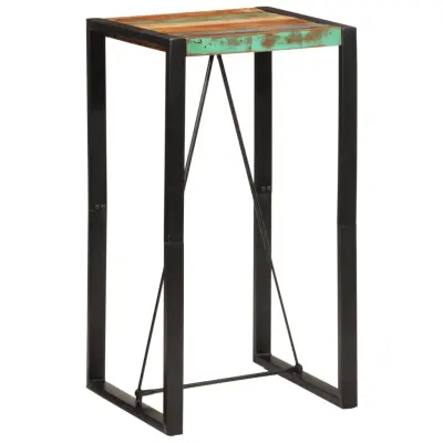 vidaXL Barska miza 60x55x110 cm trden predelan les