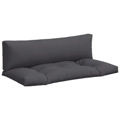 vidaXL Blazine za palete 2 kosa antracit blago