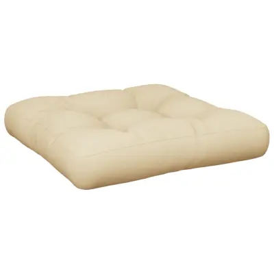 vidaXL Blazina za palete bež 58x58x10 cm blago