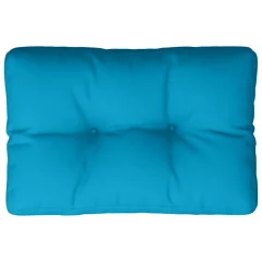 vidaXL Blazina za kavč iz palet svetlo modra 60x40x12 cm blago