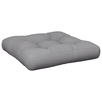 vidaXL Blazina za palete siva 58x58x10 cm blago