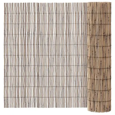 vidaXL Vrtna ograja 500x90 cm trsje