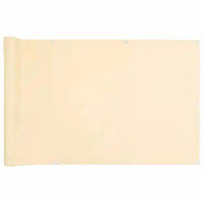 vidaXL Balkonsko platno za zasebnost krem 300x75 cm PVC