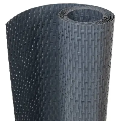 vidaXL Balkonsko platno antracitno 500x100 cm poli ratan