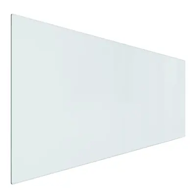 vidaXL Steklena plošča za kamin pravokotna 120x50 cm