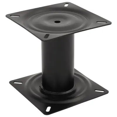 vidaXL Podstavek za sedež čolna črn 18 cm jeklo