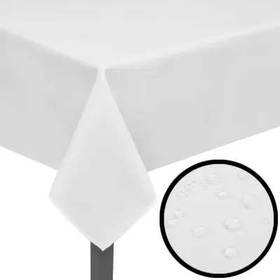Namizni Prt 5 kosov Bele Barve 170 x 130 cm - Prevleka Za Mizo