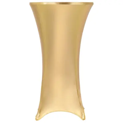 The Living Store Pregrinjala za mizo 2 kosa raztegljiva 80 cm zlata - Prevleka Za Mizo