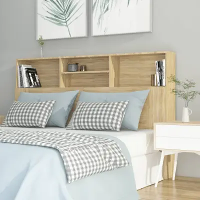 The Living Store Vzglavna omarica sonoma hrast 160x19x103,5 cm - Vzglavna Omarica