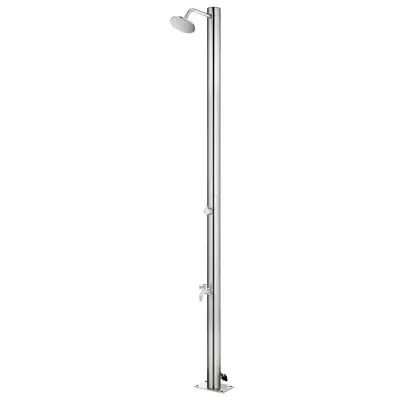 The Living Store Vrtni tuš 215 cm nerjaveče jeklo - Vrtni Tuš