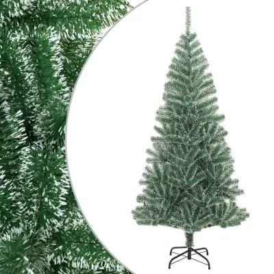The Living Store Umetna novoletna jelka s snegom zelena 240 cm - Umetna Novoletna Jelka