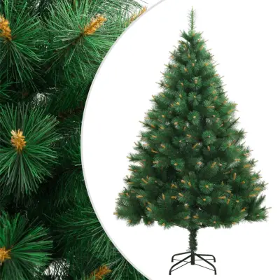 The Living Store Umetna novoletna jelka s stojalom 210 cm - Umetna Novoletna Jelka