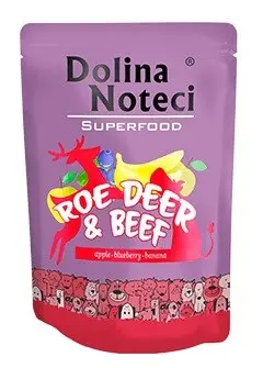 DOLINA NOTECI Superfood Deer and Beef - mokra pasja hrana - 300 g