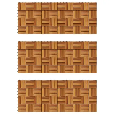 Poščice iz akacije 30 x 30 cm set 30 kosov
