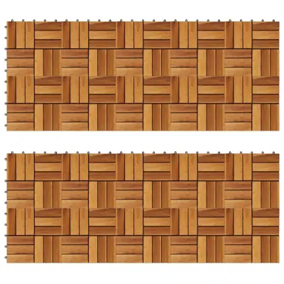Poščice iz akacije 30 x 30 cm set 20 kosov