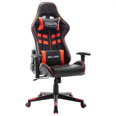The Living Store Gaming stol črno in rdeče umetno usnje - Gaming Stol