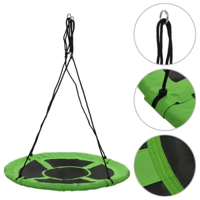 The Living Store Gugalnica 110 cm 100 kg zelena - Gugalnica