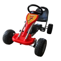 The Living Store Gokart na pedale rdeče barve - Gokart