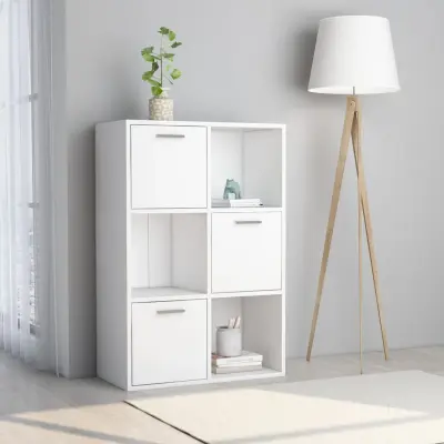 The Living Store Omara za shranjevanje bela 60x29,5x90 cm iverna plošča - Omara Za Shranjevanje
