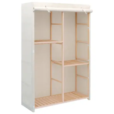 The Living Store Garderobna omara za oblačila 3-nadstropna 110x40x170 cm - Garderobna Omara