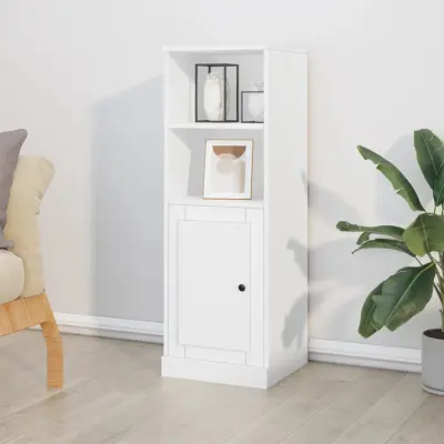 The Living Store Visoka omara bela 36x35,5x103,5 cm inženirski les - Visoka Omarica