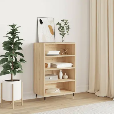 The Living Store Visoka omara sonoma hrast 57x35x90 cm inženirski les - Visoka Omarica