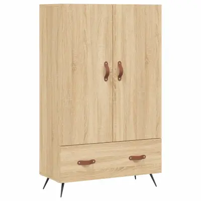 The Living Store Visoka omara sonoma hrast 69,5x31x115 inženirski les - Visoka Omarica