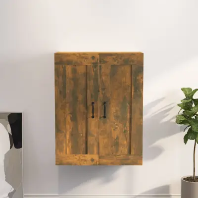 The Living Store Viseča stenska omarica dimljeni hrast 69,5x32,5x90 cm - Viseča Stenska Omarica