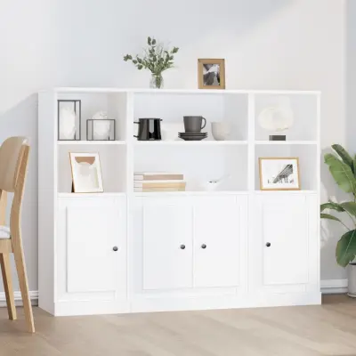 The Living Store Visoke omare 3 kosi bel inženirski les - Visoka Omarica