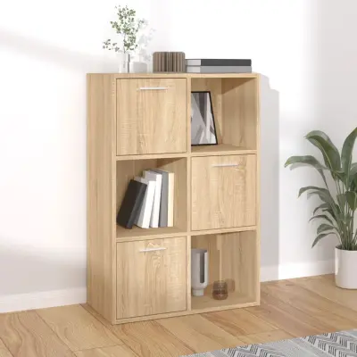 The Living Store Omara za shranjevanje sonoma hrast 60x29,5x90 cm iverna plošča - Omara Za Shranjevanje
