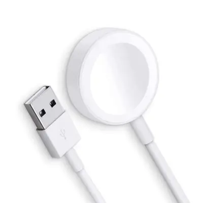 Polnilec brezžični za pametne ure Apple, 3W, 1A, bel, bulk