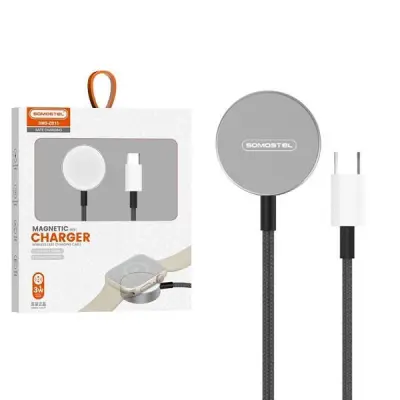 Polnilec brezžični za pametne ure Apple, 3W, 1A, 1.2m