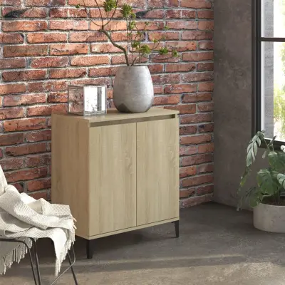 The Living Store Komoda sonoma hrast 60x35x70 cm iverna plošča - Komoda