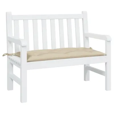 The Living Store Blazina za vrtno klop bež 100x50x7 cm oxford tkanina - Blazina Za Vrtno Klop