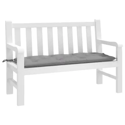 The Living Store Blazina za vrtno klop siva 120x50x7 cm oxford tkanina - Blazina Za Vrtno Klop